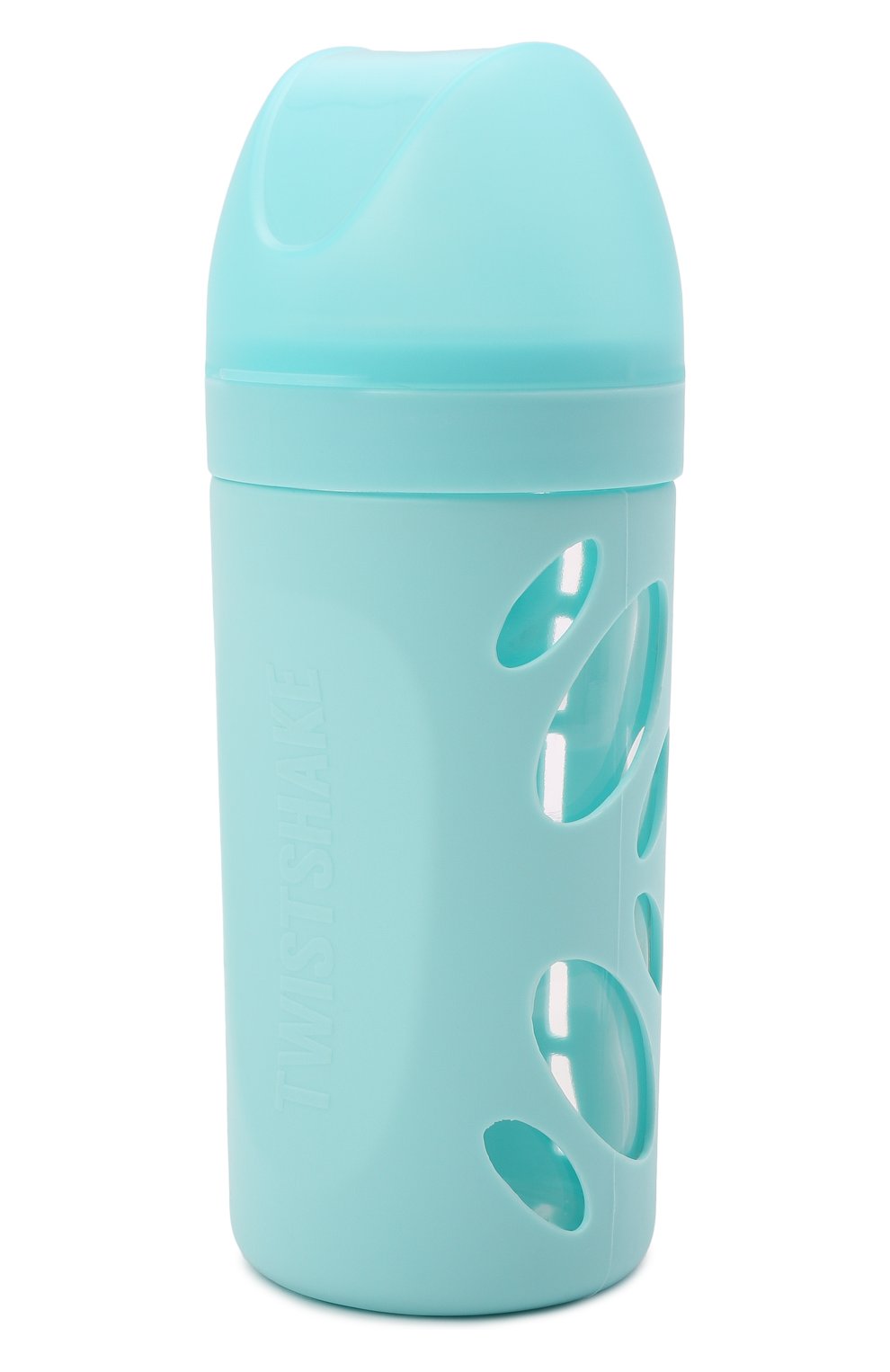 Детского стеклянная антиколиковая бутылка TWISTSHAKE голубого цвета, арт. 78583 | Фото 2 (Кросс-КТ НВ: Бутылочки)