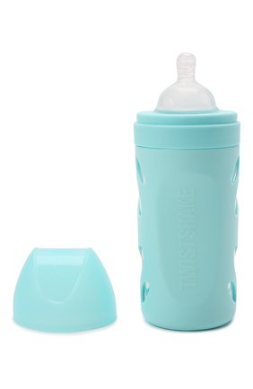 Детского стеклянная антиколиковая бутылка TWISTSHAKE голубого цвета по цене 2000 руб., арт. 78583 | Фото 4 Детского стеклянная антиколиковая бутылка TWISTSHAKE голубого цвета, арт. 78583 | Фото 4 (Кросс-КТ НВ: Бутылочки)