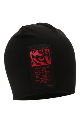 Детского шапка из вискозы DOLCE & GABBANA черного цвета по цене 17550 руб., арт. LBJH48/G7B5K | Фото 1 Детского шапка из вискозы DOLCE & GABBANA черного цвета, арт. LBJH48/G7B5K | Фото 1 (Материал: Текстиль, Вискоза)