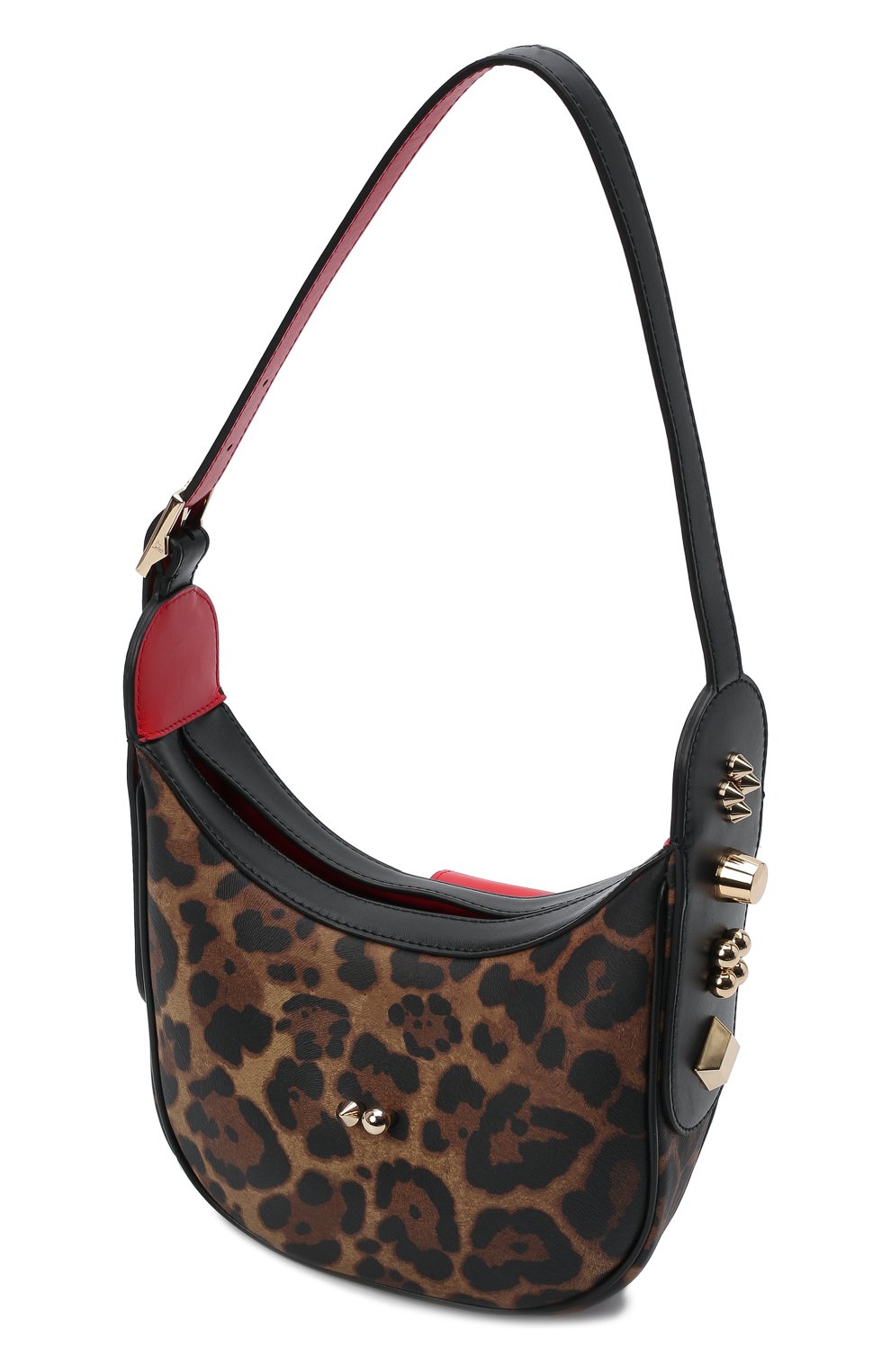 Женская сумка carasky mini CHRISTIAN LOUBOUTIN леопардового цвета по цене 188000 руб., арт. 1225184/CARASKY MINI | Фото 5 Женская сумка carasky mini CHRISTIAN LOUBOUTIN леопардового цвета, арт. 1225184/CARASKY MINI | Фото 5 (Сумки-технические: Сумки через плечо; Материал: Натуральная кожа; Размер: mini)