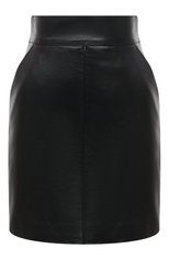Женская кожаная юбка DOLCE & GABBANA черного цвета, арт. F4CBQL/HUL0J | Фото 1 (Длина Ж (юбки, платья, шорты): Мини; Стили: Гранж; Женское Кросс-КТ: Юбка-одежда; Материал подклада: Синтетический материал; Материал внешний: Натуральная кожа)