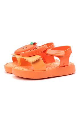 Детские босоножки MELISSA оранжевого цвета, арт. 33239 | Фото 1 (Материал внешний: Резина)