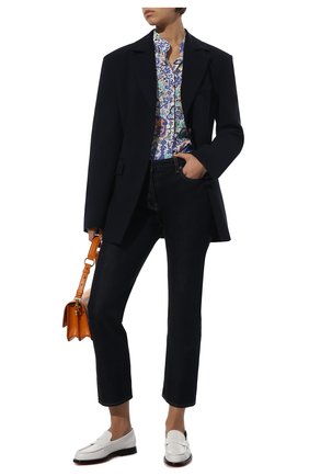 Женские кожаные лоферы SANTONI белого цвета по цене 53150 руб., арт. WUQC59818BA2SGYWI50 | Фото 2 Женские кожаные лоферы SANTONI белого цвета, арт. WUQC59818BA2SGYWI50 | Фото 2 (Каблук высота: Низкий; Материал внутренний: Натуральная кожа; Подошва: Плоская; Материал внешний: Кожа)