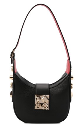 Женская сумка carasky mini CHRISTIAN LOUBOUTIN черного цвета, арт. 1225182/CARASKY MINI | Фото 1 (Материал: Натуральная кожа; Размер: mini; Сумки-технические: Сумки через плечо)