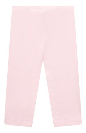 Детские хлопковые брюки IL GUFO розового цвета, арт. P22PL201M0030/12M-18M | Фото 2 (Кросс-КТ НВ: Брюки; Ростовка одежда: 6 мес | 68 см, 12 мес | 80 см)