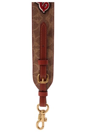 Женские ремень для сумки COACH коричневого цвета, арт. C6863 | Фото 2 (Материал: Экокожа, Натуральная кожа; Кросс-КТ: ремень-сумка)