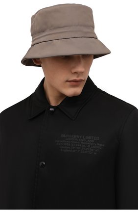 Мужская панама GIORGIO ARMANI бежевого цвета по цене 45000 руб., арт. 747183/2R500 | Фото 2 Мужская панама GIORGIO ARMANI бежевого цвета, арт. 747183/2R500 | Фото 2 (Материал: Синтетический материал, Текстиль)