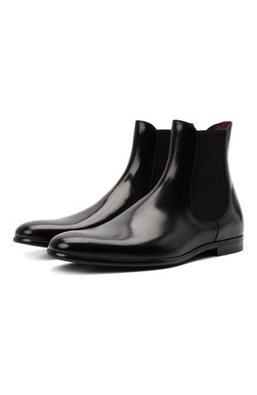 Мужские кожаные челси raffaello DOLCE & GABBANA черного цвета, арт. A60422/A1203 | Фото 1 (Материал внутренний: Текстиль, Натуральная кожа; Материал внешний: Кожа; Подошва: Плоская; Мужское Кросс-КТ: Сапоги-обувь, Челси-обувь; Материал утеплителя: Без утеплителя; Длина стельки: 25,3, 25,7, 26,1, 26,5, 26,9, 27,3, 27,7, 28,1, 28,5, 29,3)