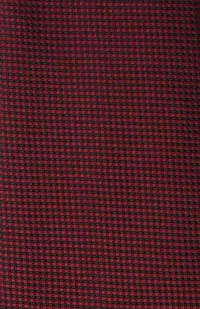 Мужской шелковый галстук ERMENEGILDO ZEGNA бордового цвета, арт. Z3D00T/1UM | Фото 4 (Принт: С принтом; Материал: Текстиль, Шелк)