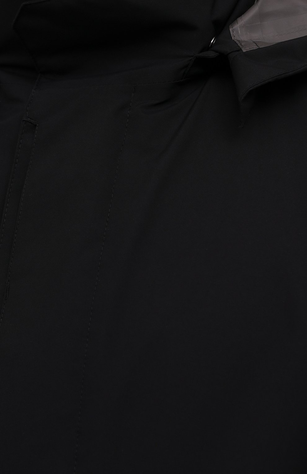 Мужская парка HERNO черного цвета, арт. PA00027UL/11101 | Фото 5 (Кросс-КТ: Куртка; Рукава: Длинные; Длина (верхняя одежда): До середины бедра; Материал внешний: Синтетический материал)