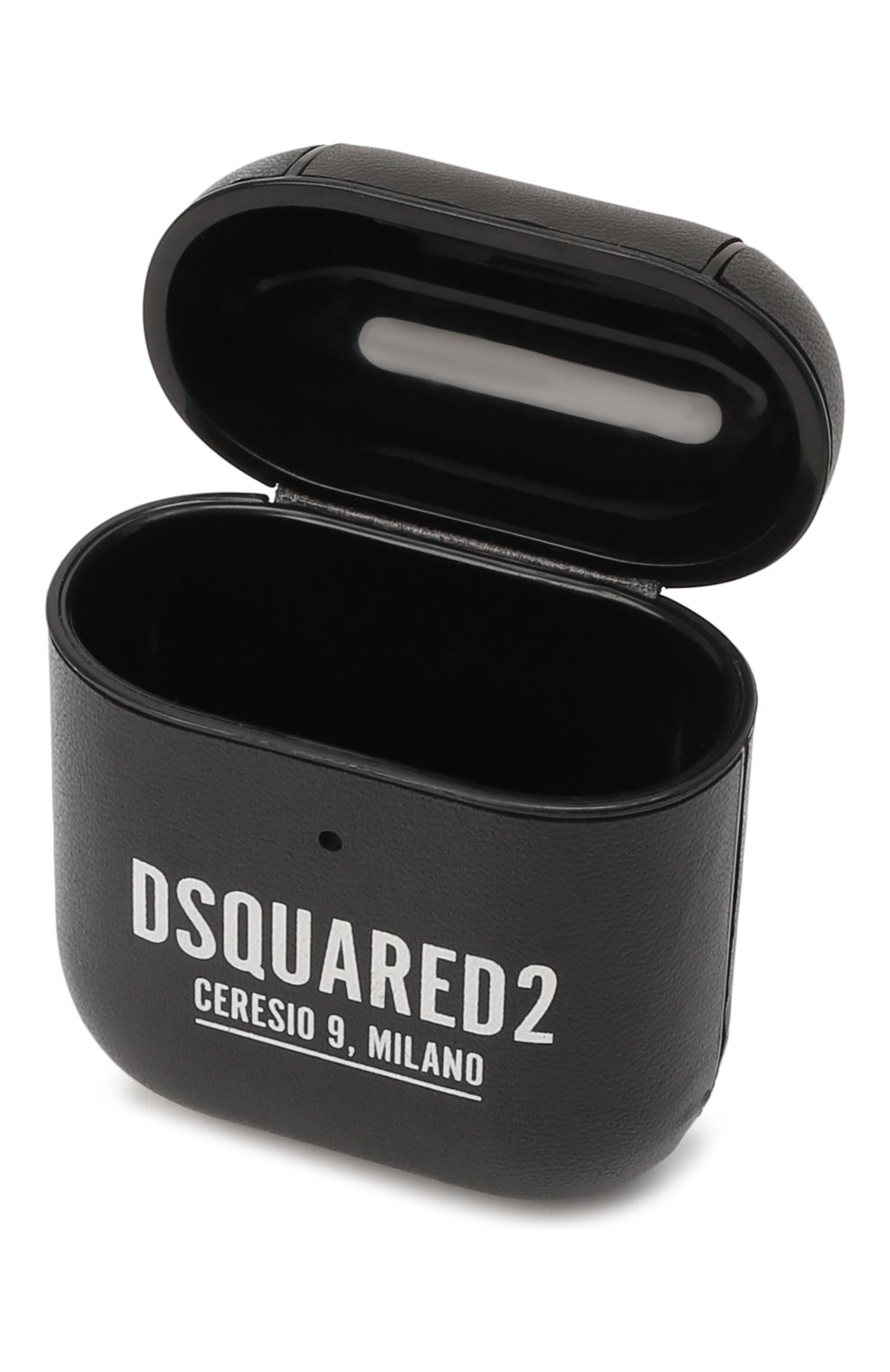 Чехол для airpods DSQUARED2 черного цвета по цене 10800 руб., арт. ITM0096 35005006 | Фото 3 Чехол для airpods DSQUARED2 черного цвета, арт. ITM0096 35005006 | Фото 3 (Материал: Экокожа)