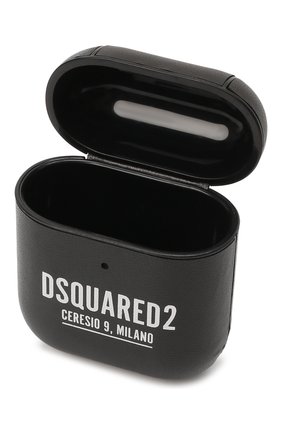Чехол для airpods DSQUARED2 черного цвета по цене 10800 руб., арт. ITM0096 35005006 | Фото 3 Чехол для airpods DSQUARED2 черного цвета, арт. ITM0096 35005006 | Фото 3 (Материал: Экокожа)