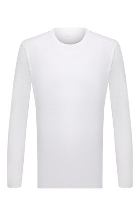 Мужская льняной лонгслив 120% LINO белого цвета по цене 21800 руб., арт. V0M70F4/E908/S00 | Фото 1 Мужская льняной лонгслив 120% LINO белого цвета, арт. V0M70F4/E908/S00 | Фото 1 (Материал внешний: Лен; Длина (для топов): Стандартные; Рукава: Длинные; Принт: Без принта; Стили: Кэжуэл)