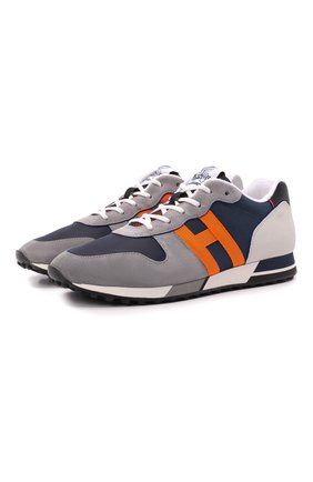 Мужские комбинированные кроссовки HOGAN синего цвета по цене 39250 руб., арт. HXM3830D092R7B | Фото 1 Мужские комбинированные кроссовки HOGAN синего цвета, арт. HXM3830D092R7B | Фото 1 (Материал внутренний: Текстиль, Натуральная кожа; Материал внешний: Текстиль, Кожа; Подошва: Массивная; Стили: Спорт; Материал утеплителя: Без утеплителя; Длина стельки: 29,66, 30,08, 30,5, 31,35, 26,69, 27,12, 27,54, 27,96, 28,39, 28,81, 29,23)