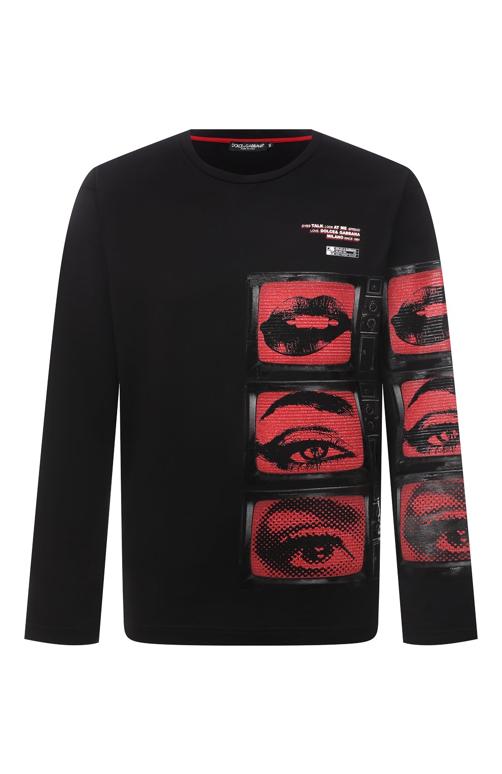 Хлопковый лонгслив Dolce & Gabbana G8NV8T/FU7EQ