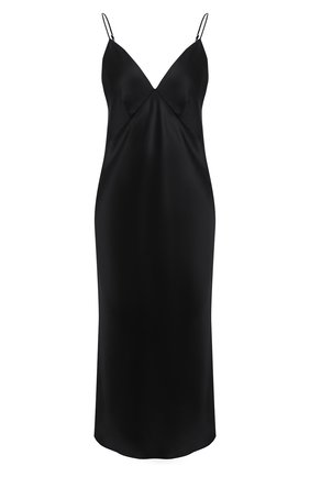 Женская шелковая сорочка OLIVIA VON HALLE черного цвета по цене 47500 руб., арт. CT0012 | Фото 1
