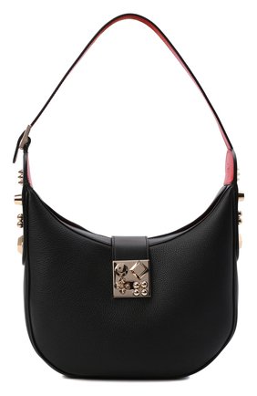 Женская сумка carasky small CHRISTIAN LOUBOUTIN черного цвета, арт. 1225185/CARASKY SMALL | Фото 1 (Материал: Натуральная кожа; Размер: small; Сумки-технические: Сумки top-handle)