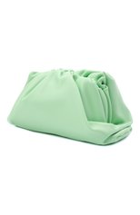 Женский клатч pouch BOTTEGA VENETA светло-зеленого цвета, арт. 690238/V1BW0 | Фото 4 (Размер: medium; Материал: Натуральная кожа; Женское Кросс-КТ: Клатч-клатчи)