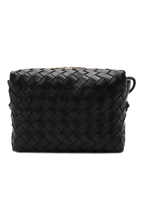 Женская сумка loop small BOTTEGA VENETA черного цвета, арт. 680255/V1G11 | Фото 1 (Ремень/цепочка: На ремешке; Размер: small; Материал: Натуральная кожа; Сумки-технические: Сумки через плечо)