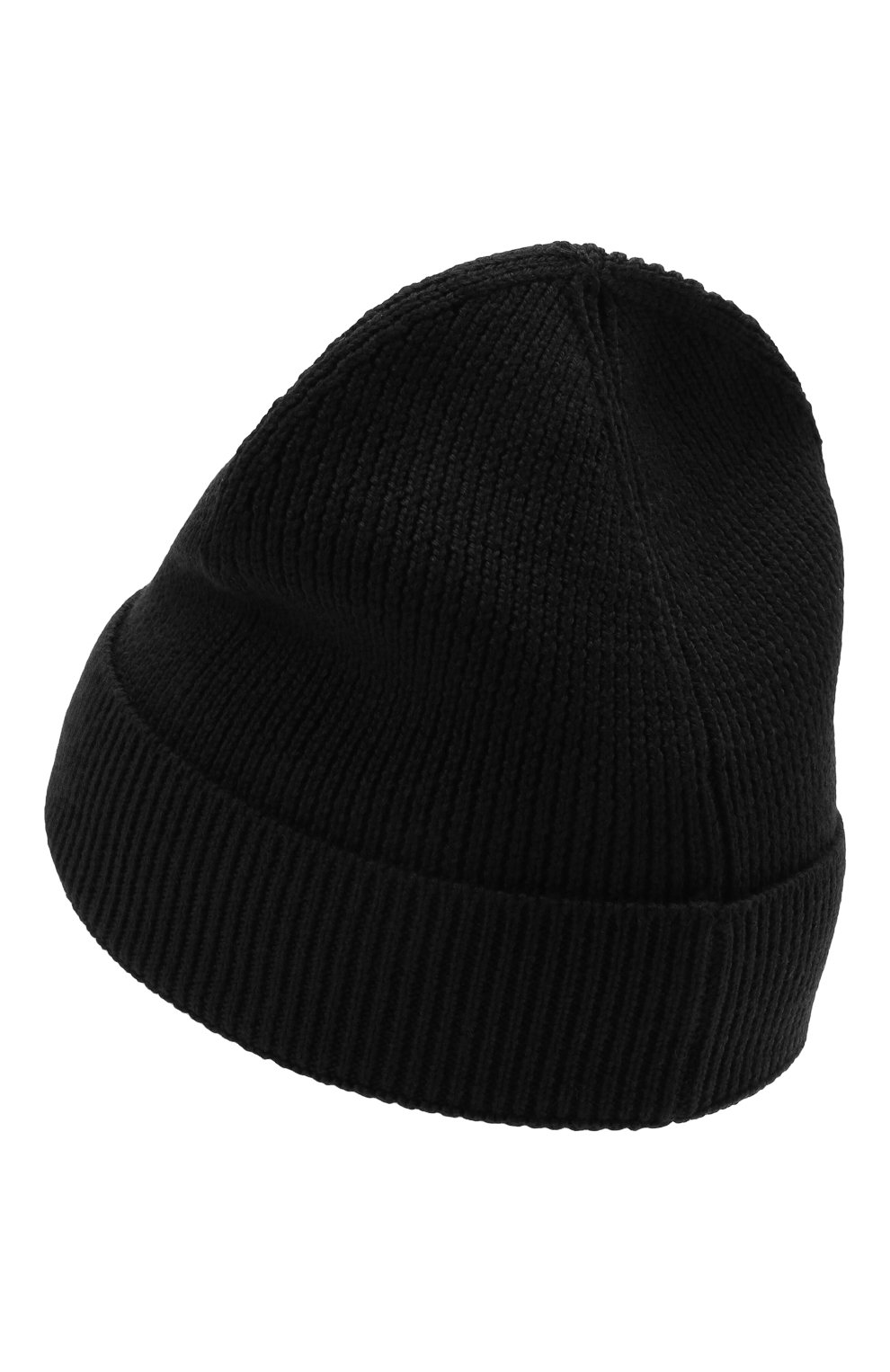 Мужская шерстяная шапка VERSACE черного цвета, арт. ICAP002/A236150 | Фото 2 (Материал: Текстиль, Шерсть; Кросс-КТ: Трикотаж)