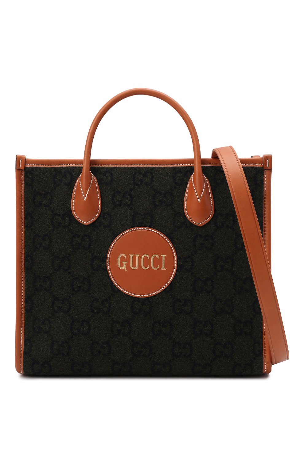 Мужская текстильная сумка-тоут GUCCI темно-зеленого цвета по цене 181000 руб., арт. 681349/2K3ET | Фото 7 Мужская текстильная сумка-тоут GUCCI темно-зеленого цвета, арт. 681349/2K3ET | Фото 7 (Размер: medium; Материал: Текстиль)