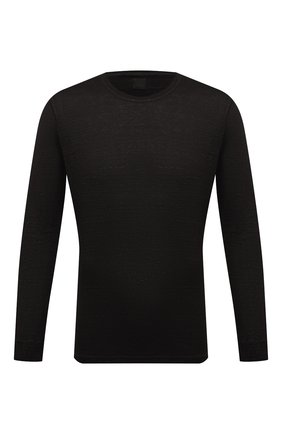 Мужская льняной лонгслив 120% LINO черного цвета по цене 21800 руб., арт. V0M70F4/E908/S00 | Фото 1 Мужская льняной лонгслив 120% LINO черного цвета, арт. V0M70F4/E908/S00 | Фото 1 (Рукава: Длинные; Материал внешний: Лен; Длина (для топов): Стандартные; Принт: Без принта; Стили: Кэжуэл)