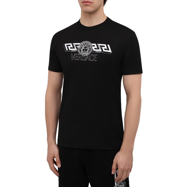 фото Хлопковая футболка versace