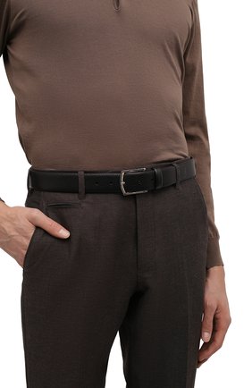 Мужской кожаный ремень BARRETT черного цвета, арт. 31B336.21/CERV0 | Фото 2 (Случай: Формальный)