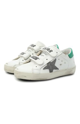 Детские кожаные кеды superstar GOLDEN GOOSE DELUXE BRAND белого цвета по цене 21300 руб., арт. GJF00111.F002822 | Фото 1 Детские кожаные кеды superstar GOLDEN GOOSE DELUXE BRAND белого цвета, арт. GJF00111.F002822 | Фото 1 (Материал внутренний: Натуральная кожа; Материал внешний: Кожа)