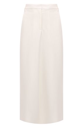 Женская шелковая юбка VALENTINO молочного цвета по цене 182000 руб., арт. XB3RA4K71MM | Фото 1