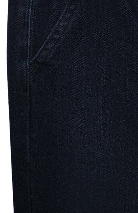 Детские джинсы IL GUFO синего цвета, арт. P22PL357J0021/2A-4A | Фото 3 (Детали: На резинке, Однотонный; Материал внешний: Хлопок; Ростовка одежда: 18 мес | 86 см, 2 года | 92 см, 3 года | 98 см)