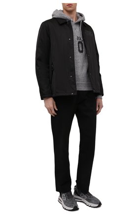 Мужской хлопковое худи DSQUARED2 серого цвета по цене 47550 руб., арт. S79GU0057/S25477 | Фото 2 Мужской хлопковое худи DSQUARED2 серого цвета, арт. S79GU0057/S25477 | Фото 2 (Длина (для топов): Стандартные; Материал внешний: Хлопок; Рукава: Длинные; Мужское Кросс-КТ: Худи-одежда; Принт: С принтом; Стили: Гранж)