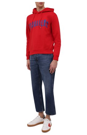 Мужской хлопковое худи DSQUARED2 красного цвета по цене 47550 руб., арт. S74GU0595/S25516 | Фото 2 Мужской хлопковое худи DSQUARED2 красного цвета, арт. S74GU0595/S25516 | Фото 2 (Материал внешний: Хлопок; Длина (для топов): Стандартные; Рукава: Длинные; Мужское Кросс-КТ: Худи-одежда; Принт: С принтом; Стили: Гранж)