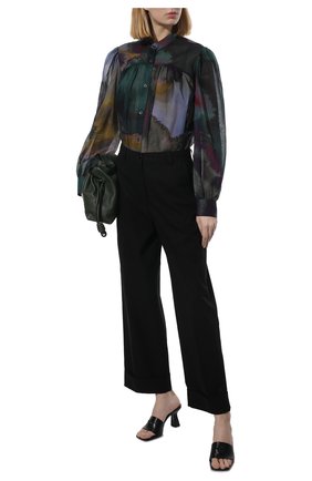 Женская хлопковая блузка DRIES VAN NOTEN разноцветного цвета по цене 64800 руб., арт. 221-030751-4125 | Фото 2 Женская хлопковая блузка DRIES VAN NOTEN разноцветного цвета, арт. 221-030751-4125 | Фото 2 (Материал внешний: Хлопок; Длина (для топов): Удлиненные; Рукава: Длинные; Женское Кросс-КТ: Блуза-одежда; Принт: С принтом; Стили: Романтичный; Региональные ограничения белый список (Axapta Mercury): RU)