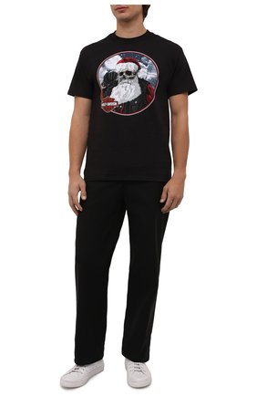 Мужская хлопковая футболка HARLEY-DAVIDSON черного цвета, арт. R004276 | Фото 2 (Рукава: Короткие; Стили: Гранж; Принт: С принтом; Материал внешний: Хлопок)