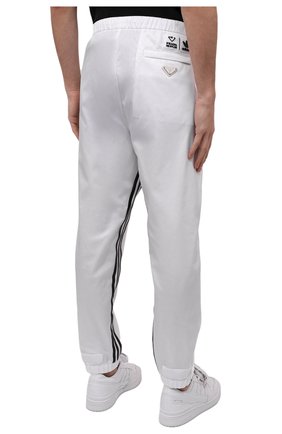 Мужского брюки adidas for prada re-nylon PRADA белого цвета, арт. SPH155-1WQ8-F0AA1-212 | Фото 7 (Материал внешний: Синтетический материал)