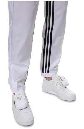 Мужского комбинированные кеды adidas for prada re-nylon PRADA белого цвета, арт. 2EG390-3LJX-F01CD | Фото 3 (Материал внешний: Синтетический материал)