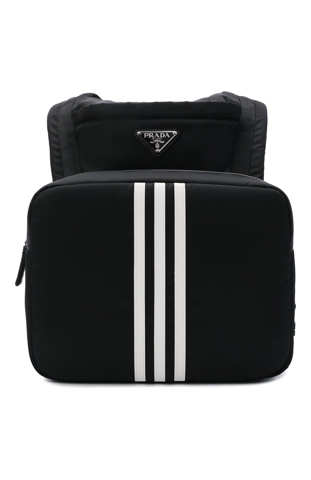 Мужского рюкзак adidas for prada re-nylon PRADA черного цвета, арт. 2VZ094-1WQ8-F0002-ADS | Фото 1 (Материал: Текстиль)