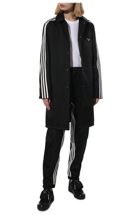 Мужского брюки adidas for prada re-nylon PRADA черного цвета по цене 81000 руб., арт. SPH155-1WQ8-F0002-212 | Фото 2 Мужского брюки adidas for prada re-nylon PRADA черного цвета, арт. SPH155-1WQ8-F0002-212 | Фото 2 (Материал внешний: Синтетический материал)
