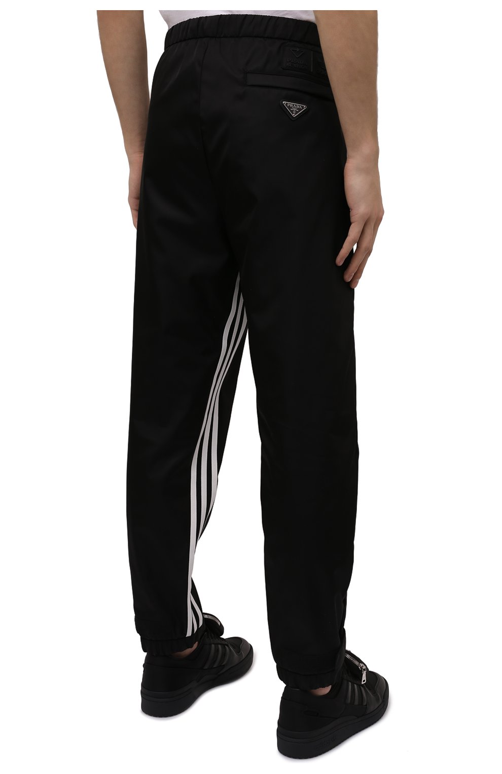 Мужского брюки adidas for prada re-nylon PRADA черного цвета, арт. SPH155-1WQ8-F0002-212 | Фото 7 (Материал внешний: Синтетический материал)