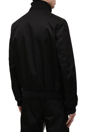 Мужского куртка adidas for prada re-nylon PRADA черного цвета, арт. SGB936-1WQ8-F0002-212 | Фото 7 (Кросс-КТ: Куртка, Ветровка; Материал внешний: Синтетический материал; Стили: Спорт-шик)