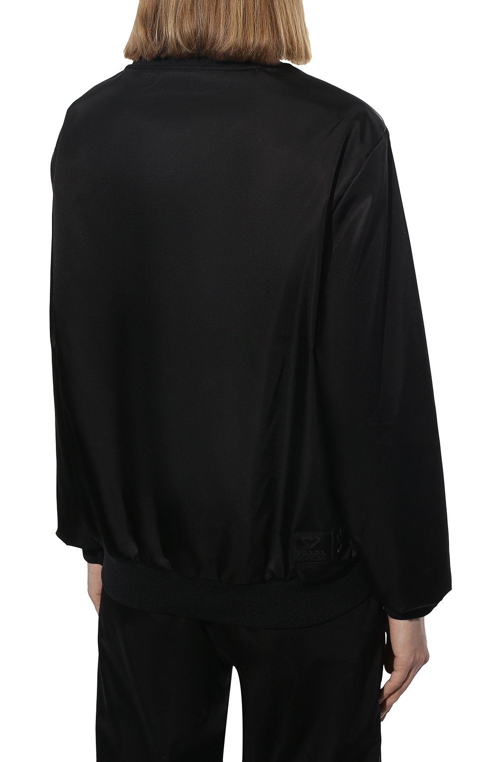 Мужские свитшот adidas for prada re-nylon PRADA черного цвета по цене 820500 тенге, арт. UJL206-1WQ8-F0002-212 | Фото 4 Мужские свитшот adidas for prada re-nylon PRADA черного цвета, арт. UJL206-1WQ8-F0002-212 | Фото 4 (Материал внешний: Синтетический материал)