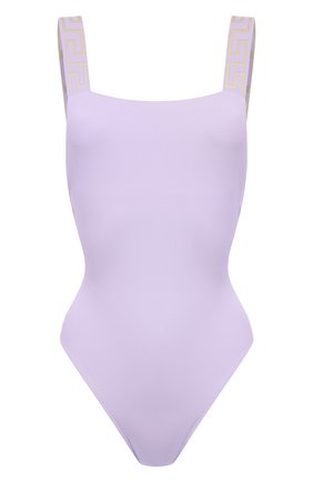 Женский слитный купальник VERSACE сиреневого цвета по цене 27950 руб., арт. ABD01098/A232185 | Фото 1 Женский слитный купальник VERSACE сиреневого цвета, арт. ABD01098/A232185 | Фото 1 (Длина Ж (юбки, платья, шорты): Мини; Материал внешний: Синтетический материал; Женское Кросс-КТ: Слитные купальники)