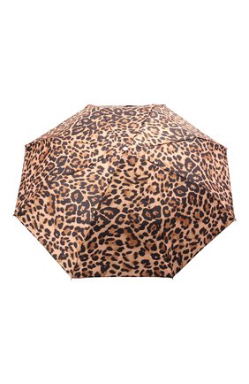 Женский складной зонт PASOTTI OMBRELLI леопардового цвета, арт. 257/RAS0 5Z568/4/A29 | Фото 1 (Материал: Текстиль, Синтетический материал, Металл)