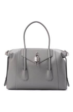 Женская сумка antigona GIVENCHY серого цвета по цене 172500 руб., арт. BB50HAB183 | Фото 1 Женская сумка antigona GIVENCHY серого цвета, арт. BB50HAB183 | Фото 1 (Размер: large; Материал: Натуральная кожа; Сумки-технические: Сумки через плечо, Сумки top-handle)