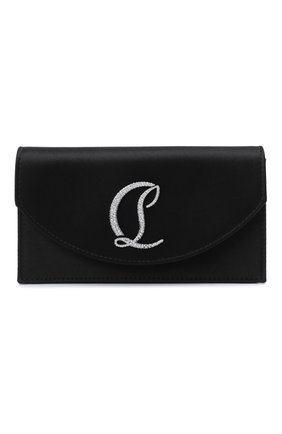 Женский сумка loubi 54 small CHRISTIAN LOUBOUTIN черного цвета по цене 109000 руб., арт. 1225087/L0UBI54 SMALL | Фото 1 Женский сумка loubi 54 small CHRISTIAN LOUBOUTIN черного цвета, арт. 1225087/L0UBI54 SMALL | Фото 1 (Ремень/цепочка: На ремешке; Материал: Текстиль; Размер: small; Женское Кросс-КТ: Вечерняя сумка)