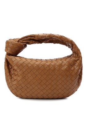 Женская сумка jodie BOTTEGA VENETA светло-коричневого цвета, арт. 690225/VCPP0 | Фото 1 (Размер: large; Материал: Натуральная кожа; Сумки-технические: Сумки top-handle)