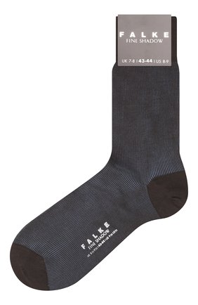 Мужские хлопковые носки FALKE коричневого цвета, арт. 13141. | Фото 1 (Материал внешний: Хлопок; Кросс-КТ: бельё)