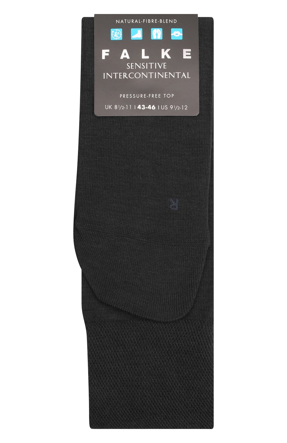 Мужские носки FALKE темно-синего цвета, арт. 13240. | Фото 1 (Кросс-КТ: бельё; Материал внешний: Синтетический материал, Лиоцелл, Растительное волокно)