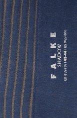 Мужские хлопковые носки shadow FALKE синего цвета, арт. 14648. | Фото 2 (Кросс-КТ: бельё; Материал внешний: Хлопок)